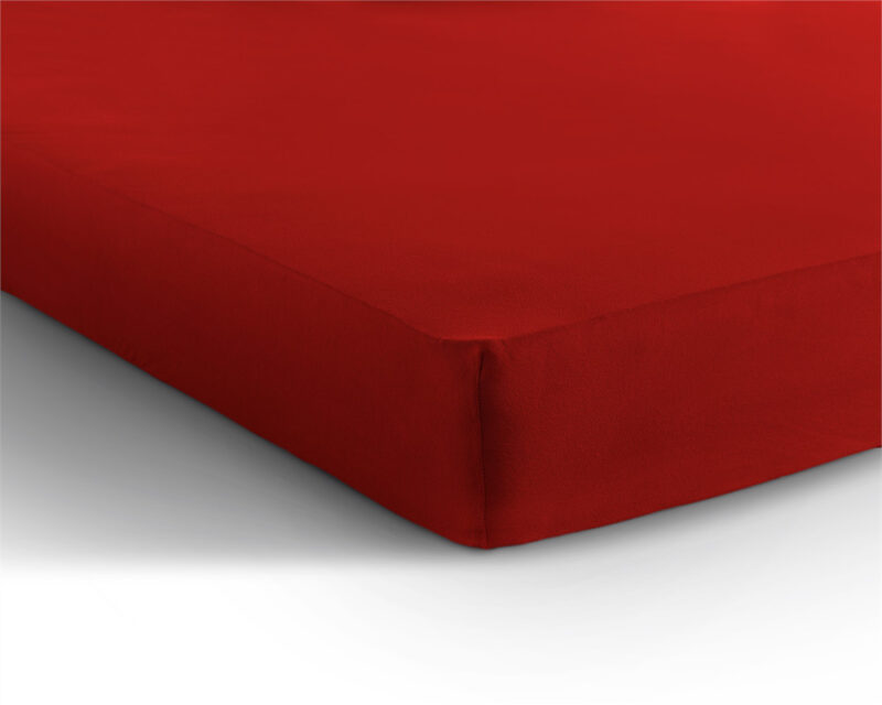Dubbel Jersey 220 gr. Hoeslaken Rood - Afbeelding 5