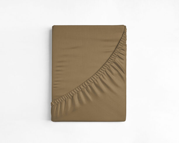 Katoenen Hoeslaken Taupe