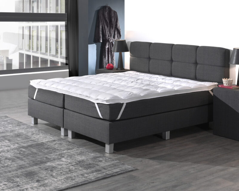 3D AIR Hotel Traagschuim Topdekmatras Wit