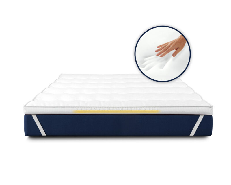3D AIR Hotel Traagschuim Topdekmatras Wit - Afbeelding 7