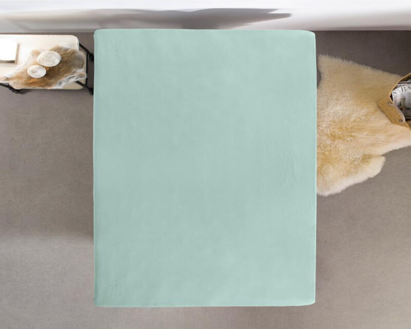 Dubbel Jersey 220 gr. Hoeslaken Pastel Blauw - Afbeelding 5