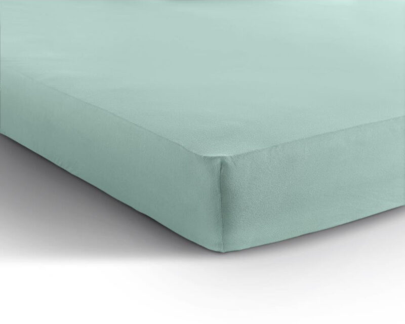 Dubbel Jersey 220 gr. Hoeslaken Pastel Blauw - Afbeelding 9