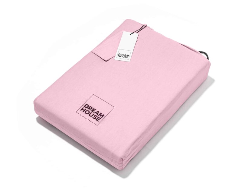 Dekbedovertrek Stone washed Roze - Afbeelding 11