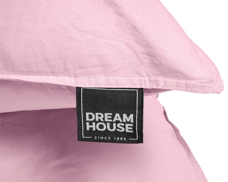 Dekbedovertrek Stone washed Roze - Afbeelding 7