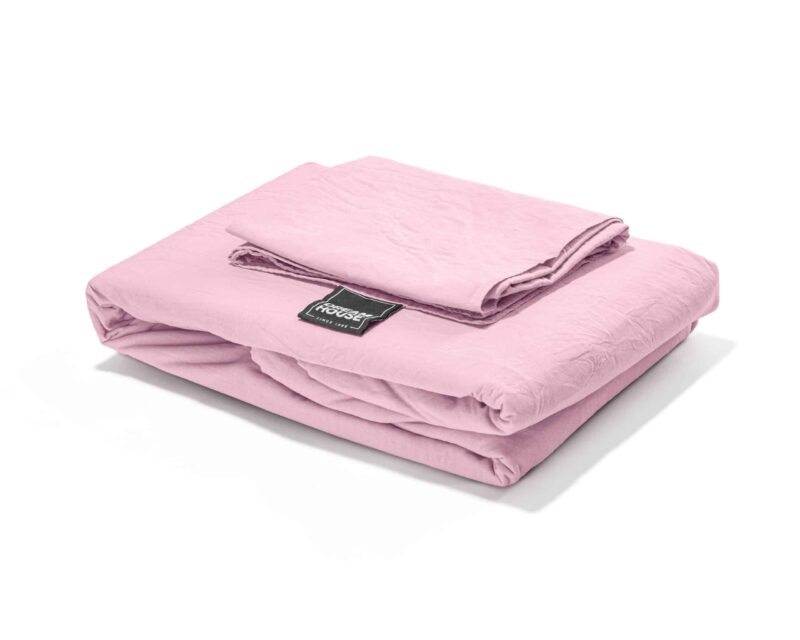 Dekbedovertrek Stone washed Roze - Afbeelding 9