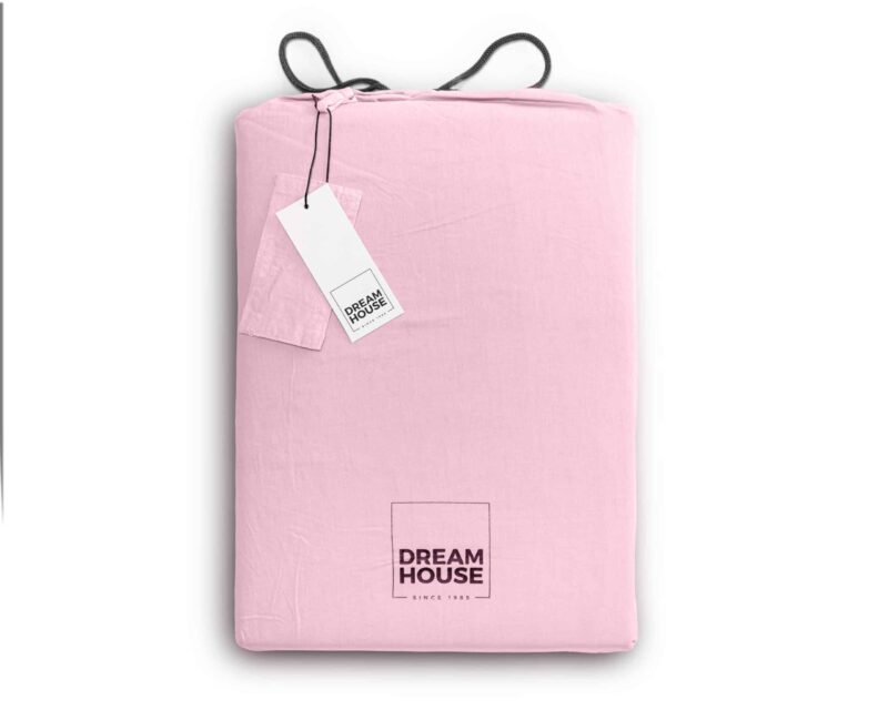 Dekbedovertrek Stone washed Roze - Afbeelding 10