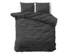 Dekbedovertrek Stone washed Antraciet