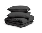 Dekbedovertrek Stone washed Antraciet - Afbeelding 4