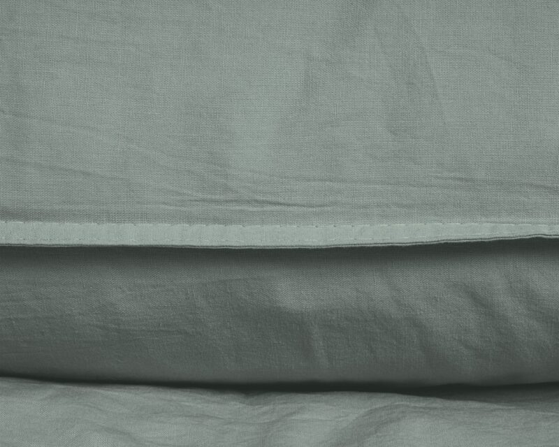 Dekbedovertrek Stone washed Groen - Afbeelding 5