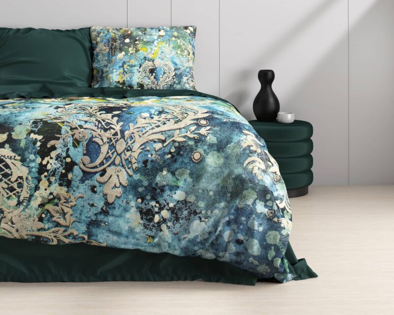 Dekbedovertrek Ocean Drops Blauw