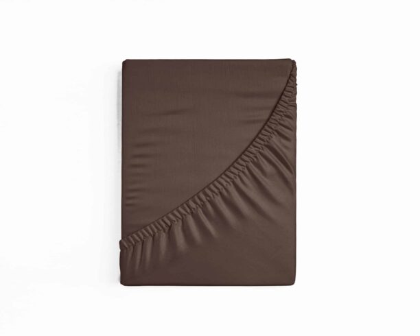 Katoenen Hoeslaken Deep Taupe
