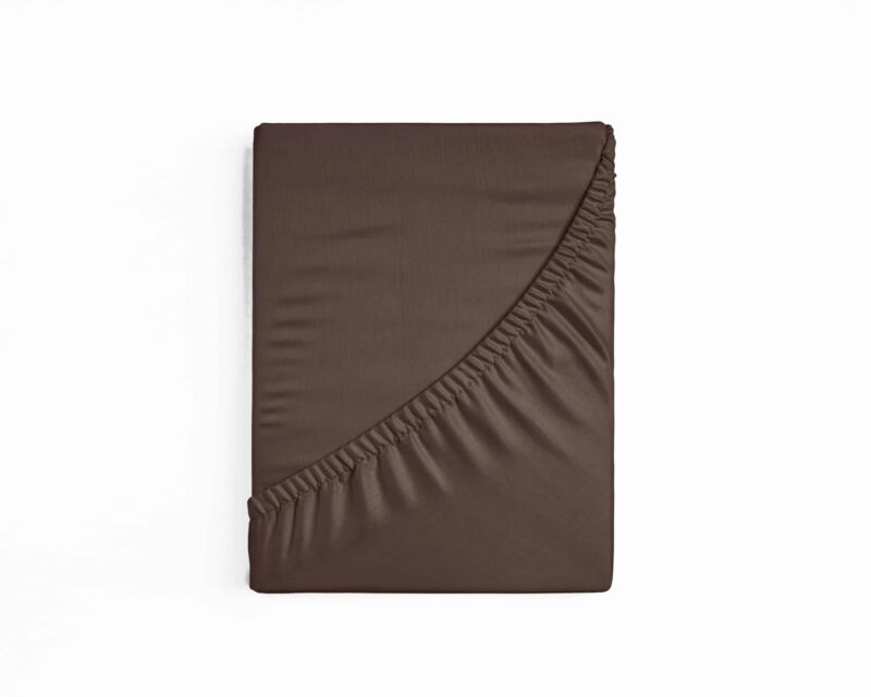 Katoenen Hoeslaken Deep Taupe