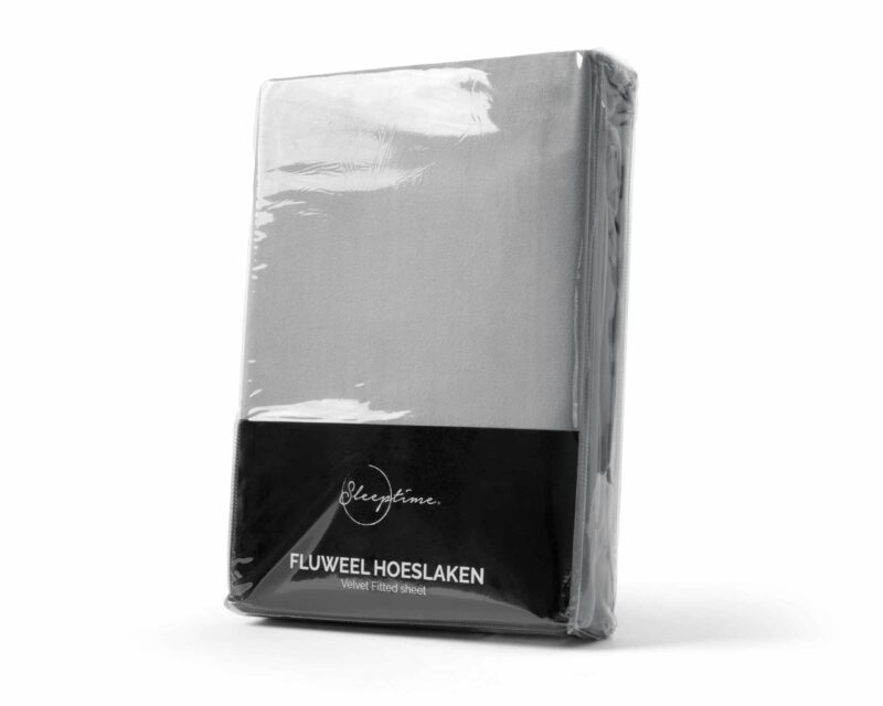 Velvet Hoeslaken Grijs - Afbeelding 10