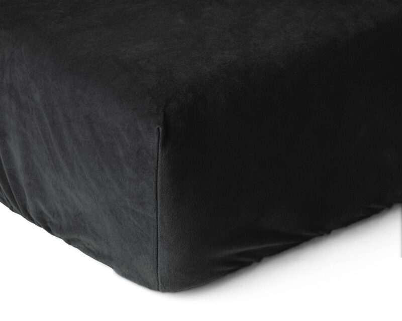 Velvet Hoeslaken Zwart - Afbeelding 4