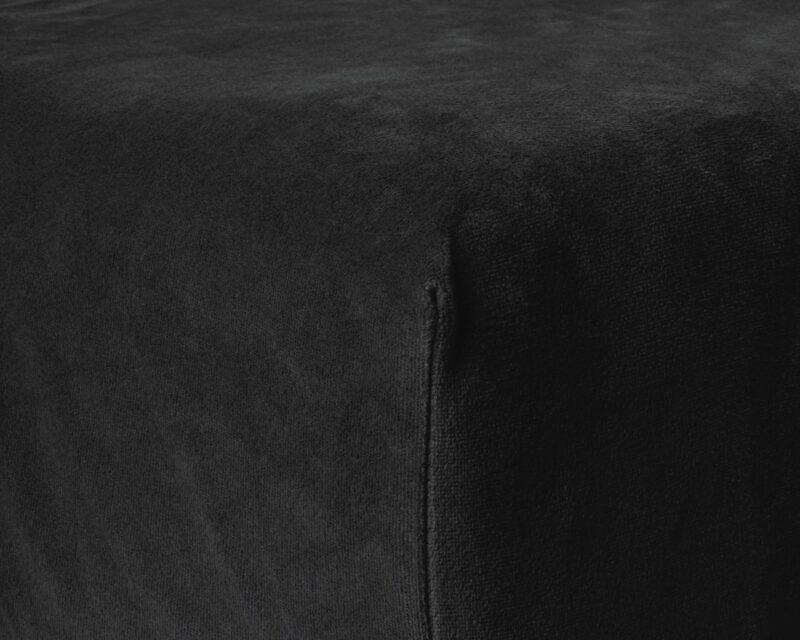 Velvet Hoeslaken Zwart - Afbeelding 5