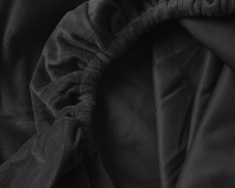 Velvet Hoeslaken Zwart - Afbeelding 8