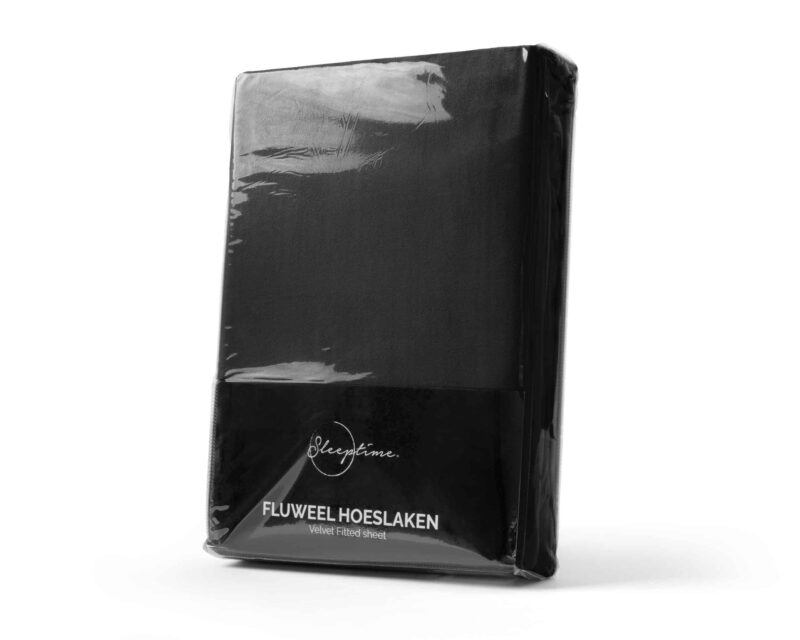 Velvet Hoeslaken Zwart - Afbeelding 10