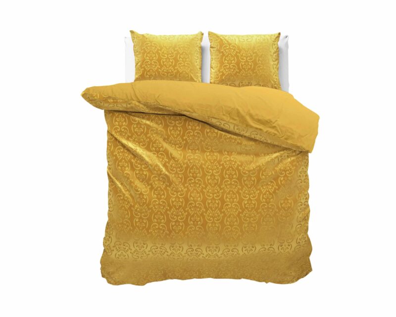 Dekbedovertrek Embossed Velvet Sultan Goud - Afbeelding 2