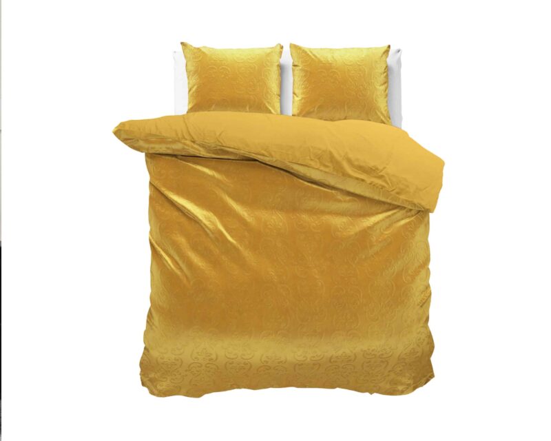 Dekbedovertrek Embossed Velvet Sultan Goud