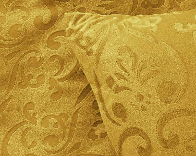 Dekbedovertrek Embossed Velvet Sultan Goud - Afbeelding 6
