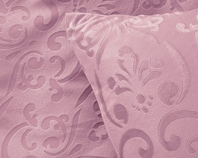 Dekbedovertrek Embossed Velvet Sultan Roze - Afbeelding 6