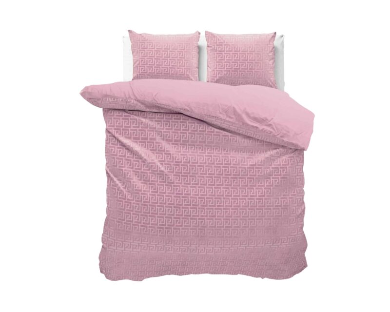 Dekbedovertrek Embossed Velvet Fashion Roze - Afbeelding 3