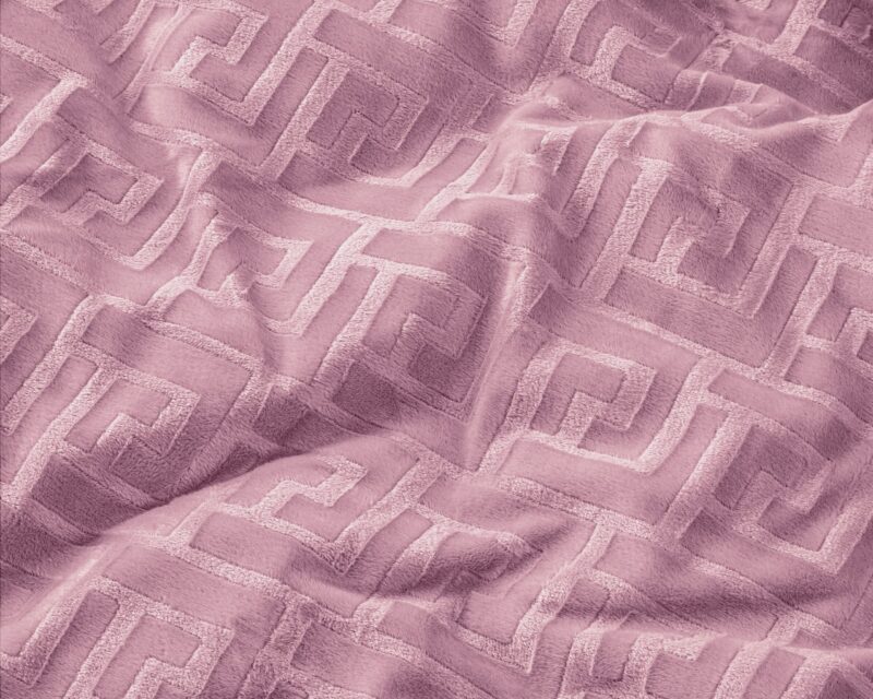 Dekbedovertrek Embossed Velvet Fashion Roze - Afbeelding 7