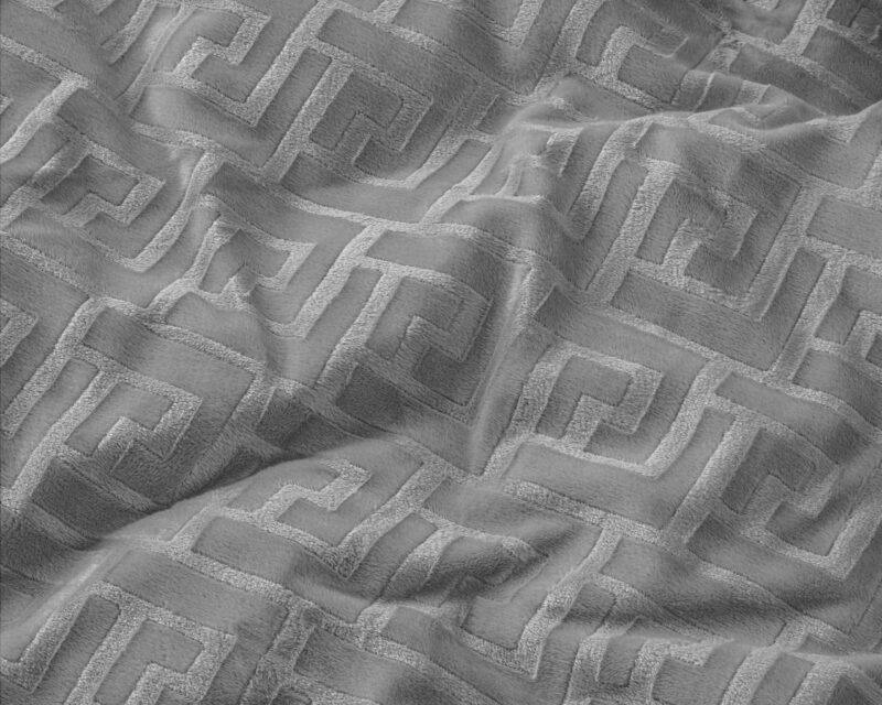 Dekbedovertrek Embossed Velvet Fashion Grijs - Afbeelding 7