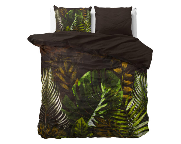 Dekbedovertrek Jungle Art 2 Taupe