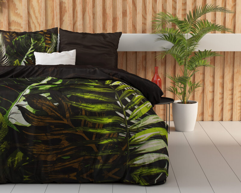 Dekbedovertrek Jungle Art 2 Taupe - Afbeelding 2