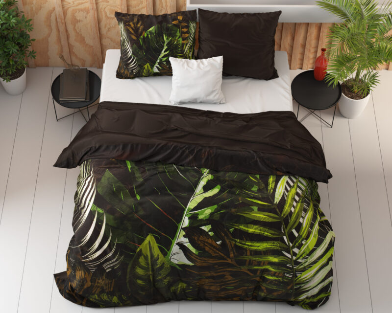 Dekbedovertrek Jungle Art 2 Taupe - Afbeelding 3