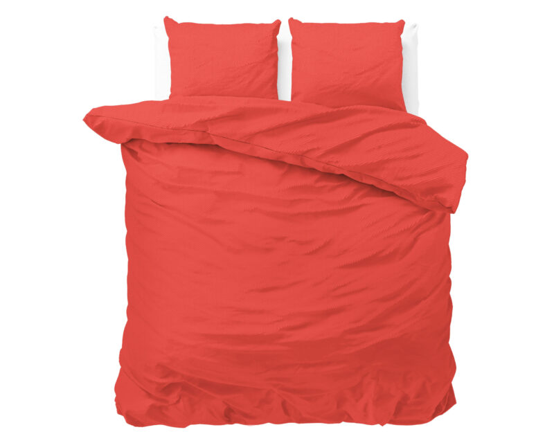 Dekbedovertrek Satin Point Rood