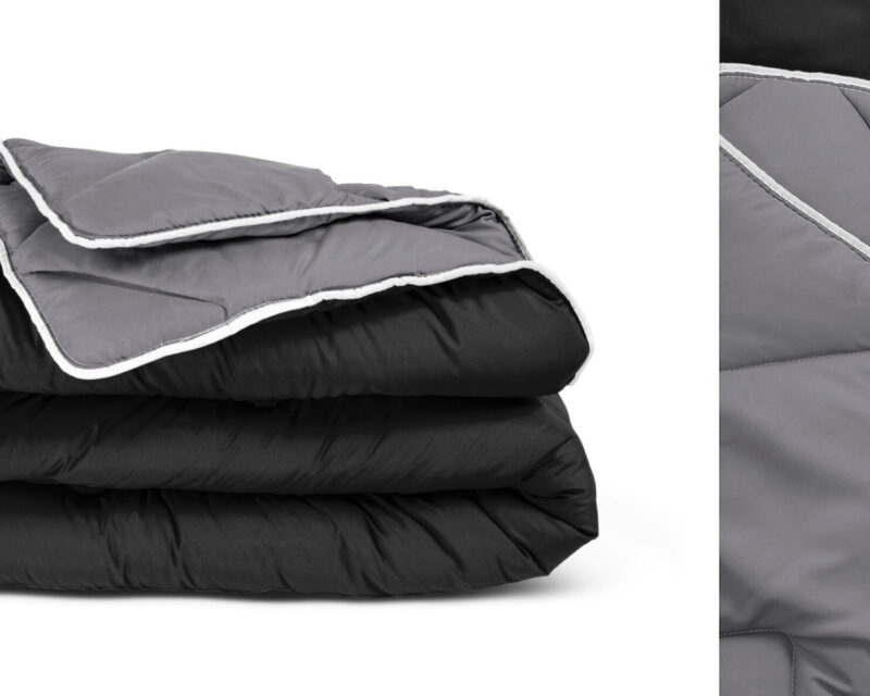 All-in one lazy dekbed Zwart/Antraciet - Afbeelding 7