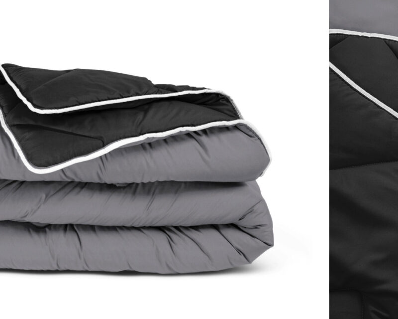 All-in one lazy dekbed Zwart/Antraciet - Afbeelding 8