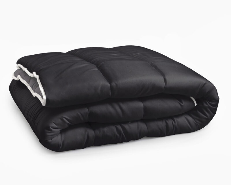 All-in one lazy dekbed Zwart/Antraciet - Afbeelding 10
