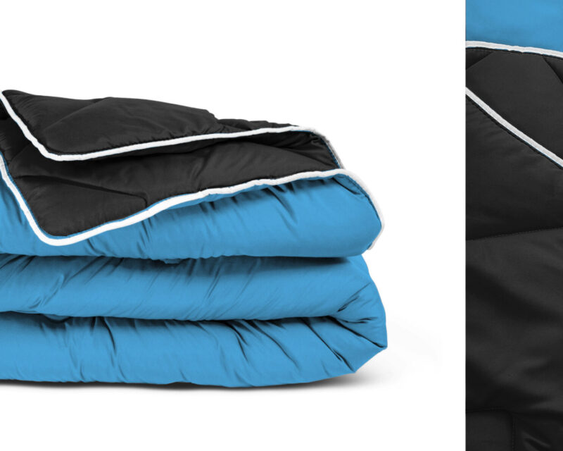 All-in one lazy dekbed Zwart/Blauw - Afbeelding 7