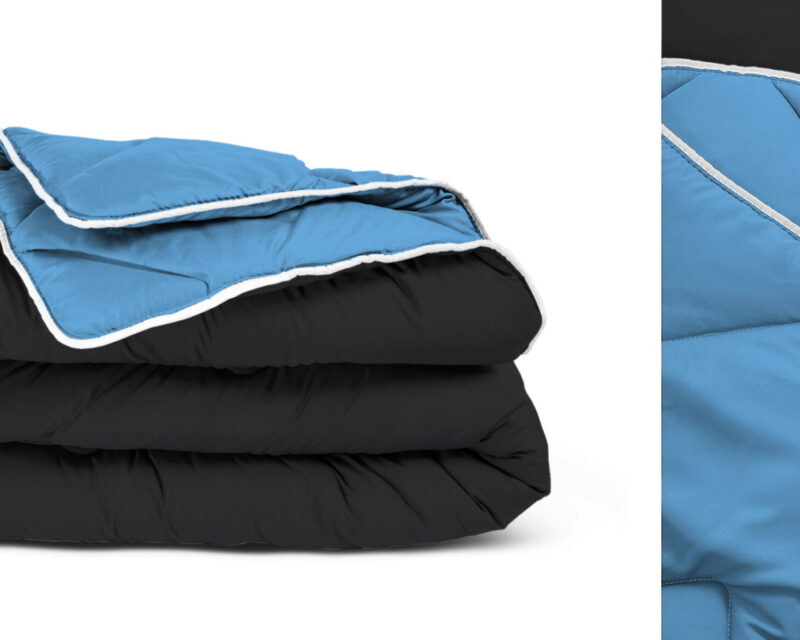 All-in one lazy dekbed Zwart/Blauw - Afbeelding 7