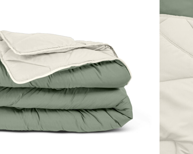 All-in One Lazy dekbed Creme/Groen - Afbeelding 7