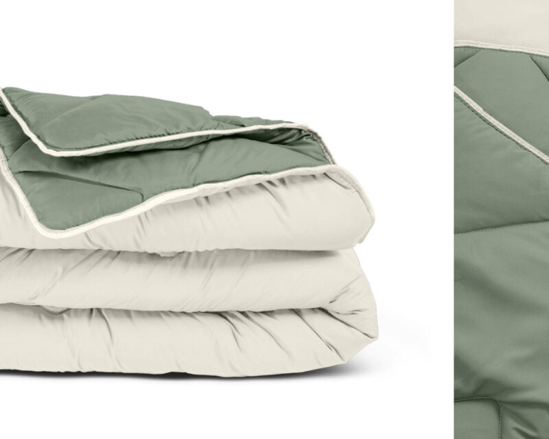 All-in One Lazy dekbed Creme/Groen - Afbeelding 8