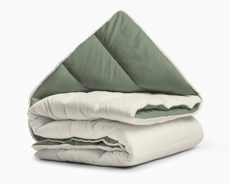 All-in One Lazy dekbed Creme/Groen - Afbeelding 9