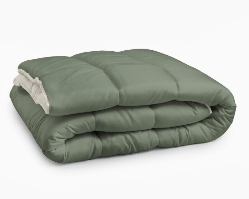 All-in One Lazy dekbed Creme/Groen - Afbeelding 10