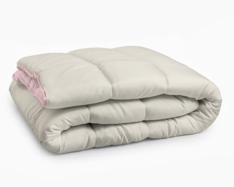 All-in One Lazy dekbed Creme/Roze - Afbeelding 9