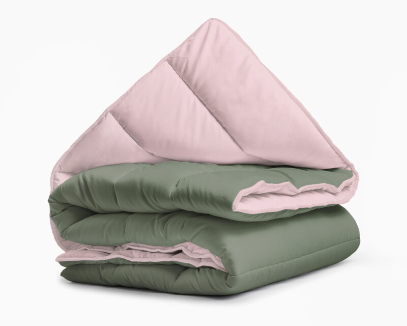 All-in One Lazy dekbed Groen/Roze - Afbeelding 2