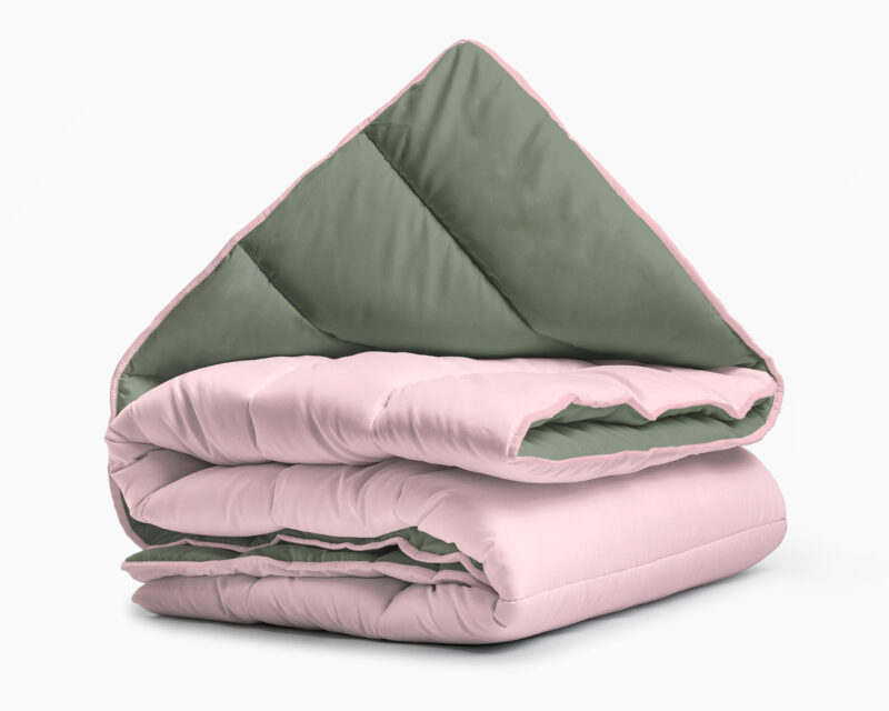 All-in One Lazy dekbed Groen/Roze - Afbeelding 9