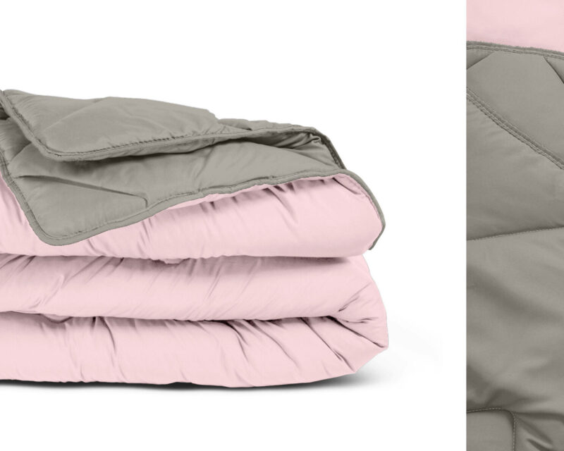 All-in One Lazy dekbed Kaki/Roze - Afbeelding 7