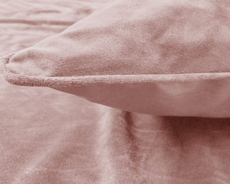 Dekbedovertrek Velvet Piping Soft Roze - Afbeelding 2