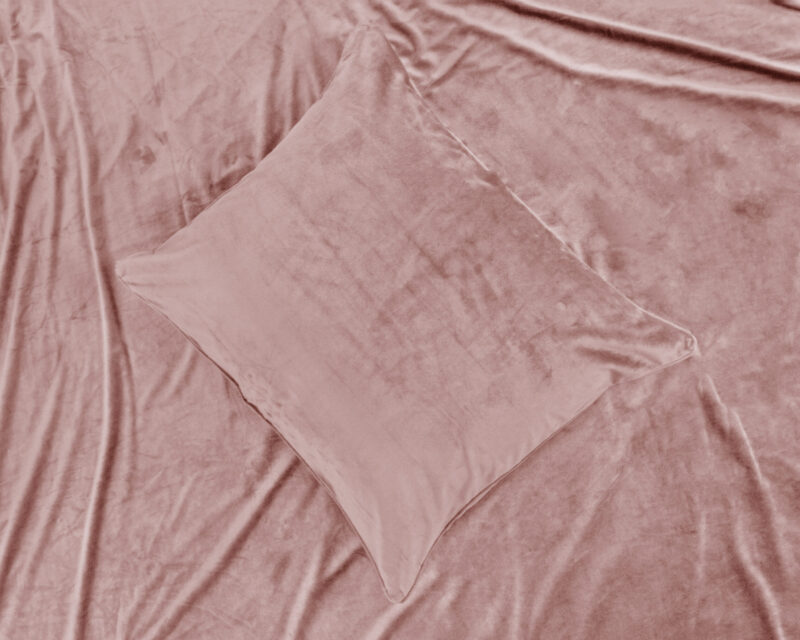 Dekbedovertrek Velvet Piping Soft Roze - Afbeelding 4