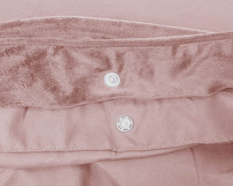 Dekbedovertrek Velvet Piping Soft Roze - Afbeelding 5