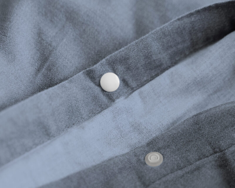Dekbedovertrek Denim Stone Washed Blauw - Afbeelding 7