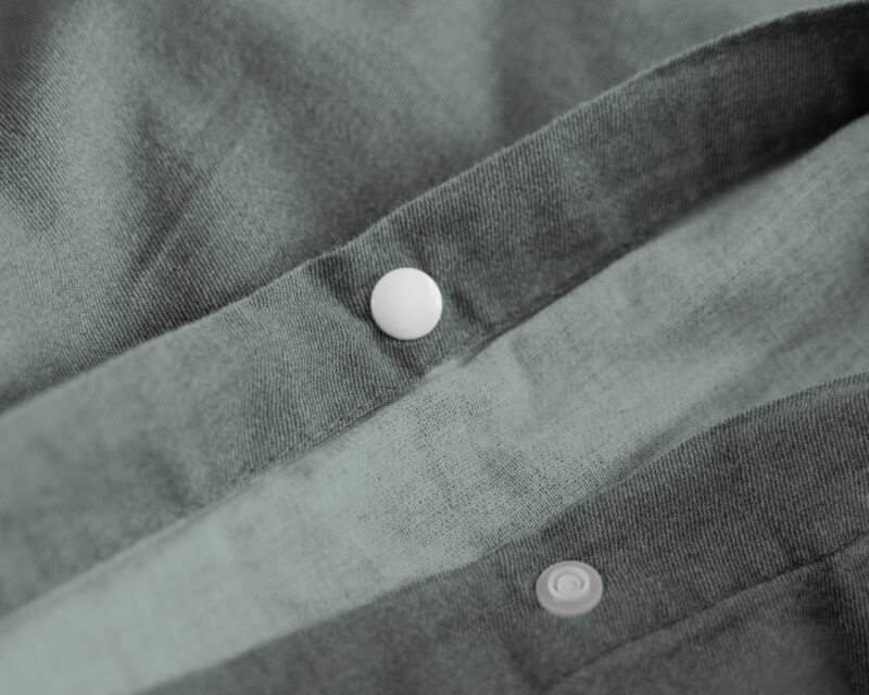Dekbedovertrek Denim Stone Washed Groen - Afbeelding 7
